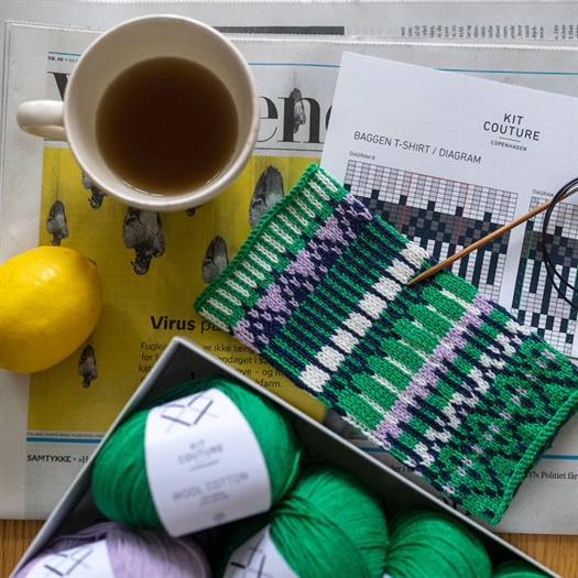 BAGGEN CARDIGAN fra Kit Couture